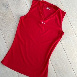 Under armor sleeveless fitted top